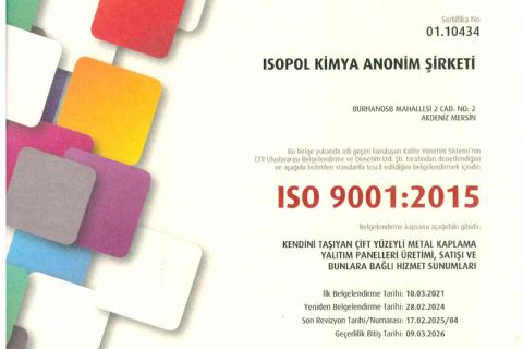 Sertifikalar